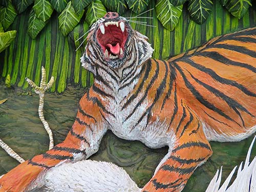 Tiger Attack - detail, 2018