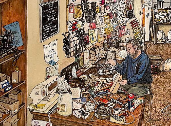 Singer Sewing Machine Repair - detail, 2025