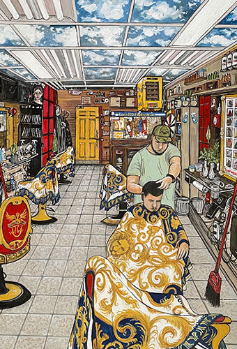 La Peluqueria Barber Shop, 2025 - detail