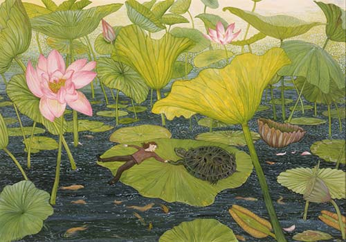 Lotus pond, 1998