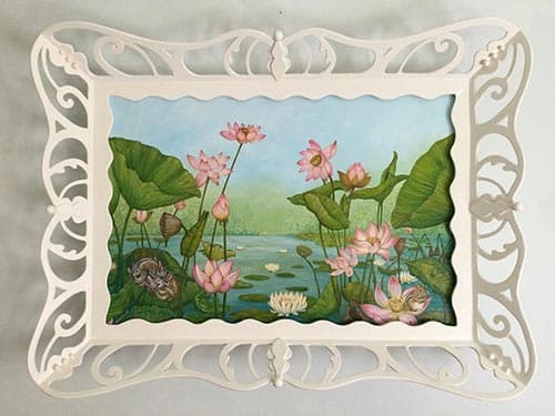 Lotus Pond with Chipmunks, 2020